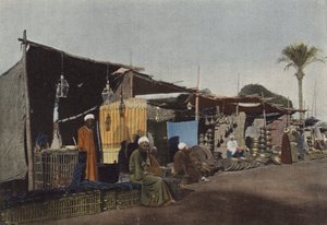 Souakim, The Arab Bazaar by European Photographer